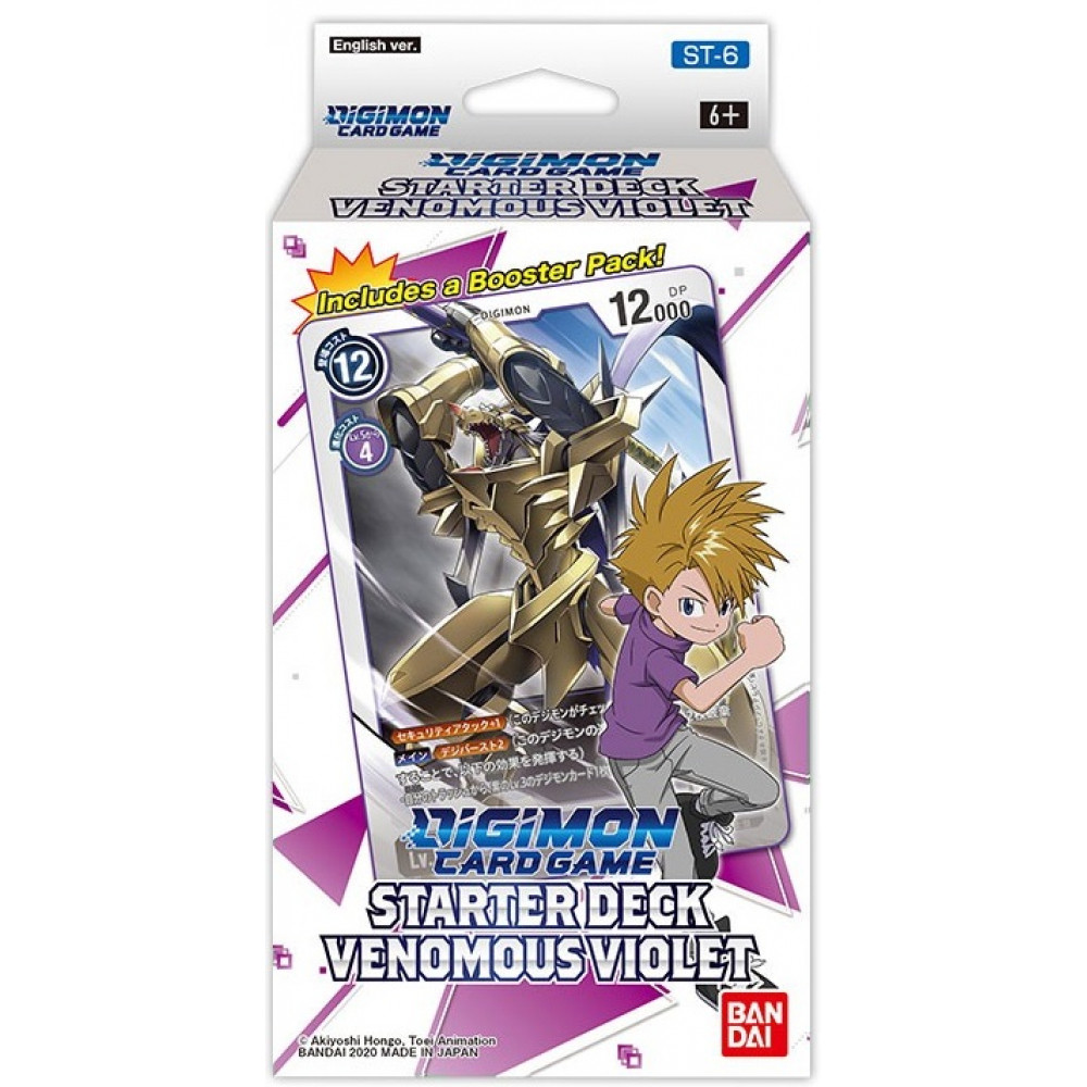 DIGIMON CARD GAME - Venomous Violet "CresGarurumon" - Starter Deck
